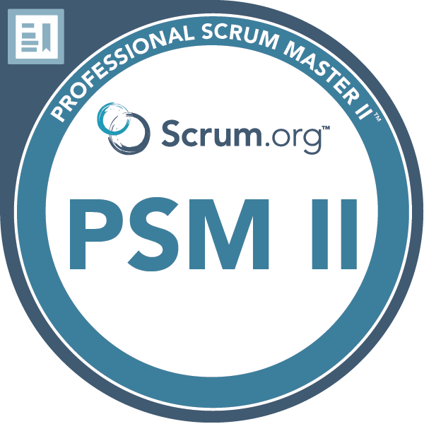 XNOR Group – PSM II badge representing agile leadership capabilities